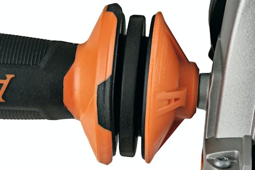 Vinkelsliber med smarte funktioner: Færre vibrationer. Vinkelsliber med smarte funktioner: Færre vibrationer.